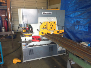 structural steel fabrication equipment and ironworker
