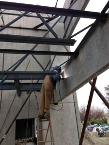 Welding of beams and columns
