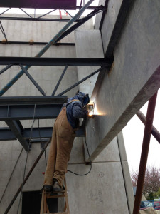 Mobile welding and structural steel erection