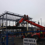Various equipment in steel fabrication and erection