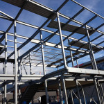 Steel Erection in progress