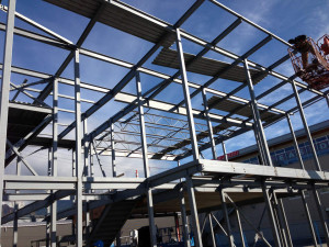 Steel Erection in progress