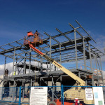 Steel Erection of free standing structural steel frame