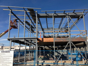 Steel Fabrication of two storey building